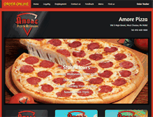 Tablet Screenshot of amorepizza.net