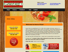 Tablet Screenshot of amorepizza.com